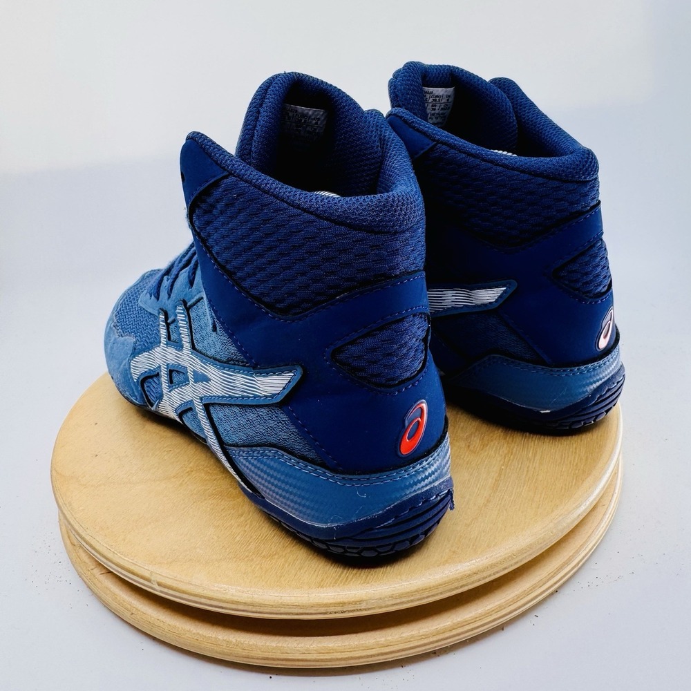ASICS Matcontrol 2 Wrestling Shoes Mens 8 Blue Lightweight Athletic - Picture 6 of 8